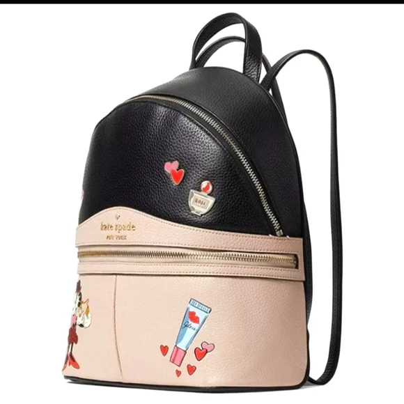 Kate Spade - Minnie Mouse Backpack Purse - Authentic Disney X Kate Spade New York Minnie 3d Flap Backpack | Kate  main image 3